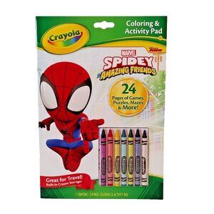 Disney Crayola Marvel Spidey & Amazing Friends Coloring & Activity Pad & Crayons